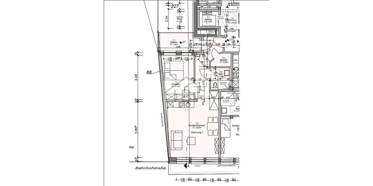 Etagenwohnung Siegen - 2 Zimmer, 72 m&sup2;, 790&euro; | Angebot:26645598