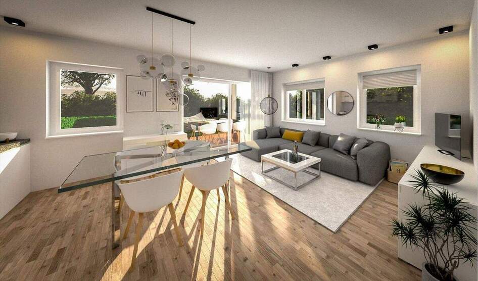 Lichtdurchflutete Zwei-Zimmer Wohnung mit Garten in Ziegetsdorf 2 zimmer