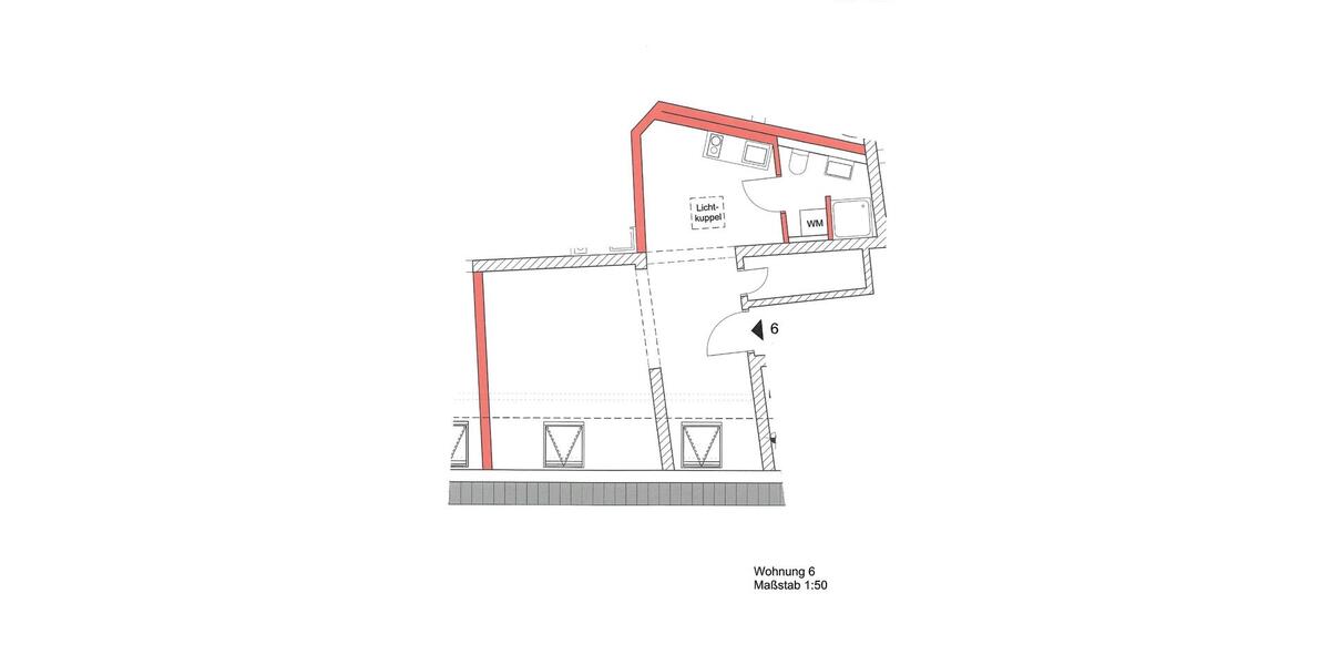 Etagenwohnung Trier - 1 Zimmer, 42 m&sup2;, 660&euro; | Angebot:26167569
