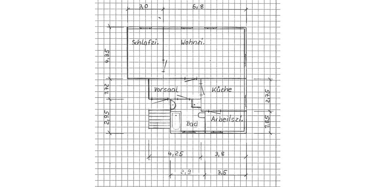 Etagenwohnung Burgstädt - 2.5 Zimmer, 74 m&sup2;, 370&euro; | Angebot:26560812