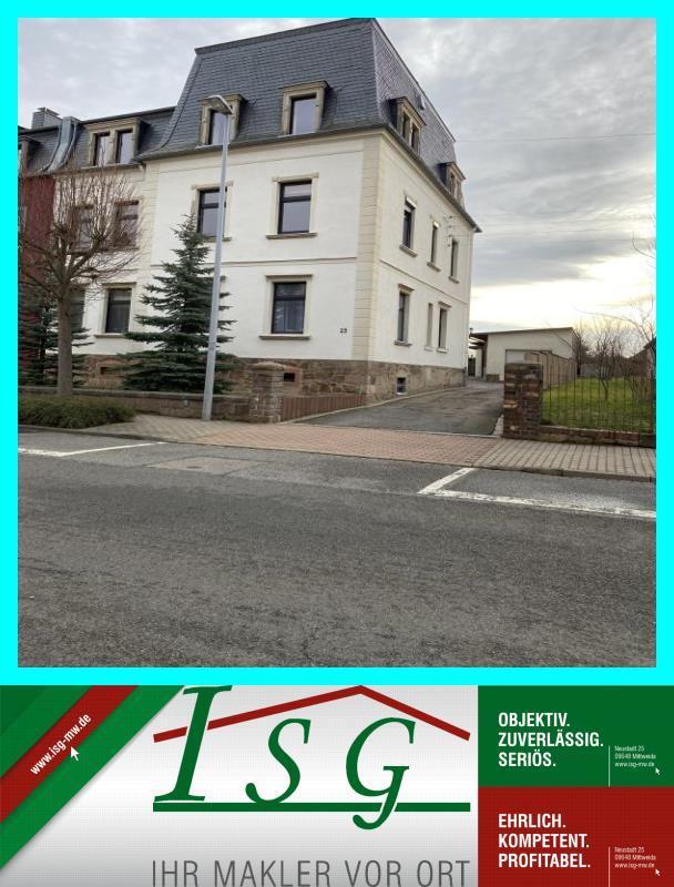 Wohnen im Villenviertel - Blick über Mittweidas Dächer - DG - EBK - Garage