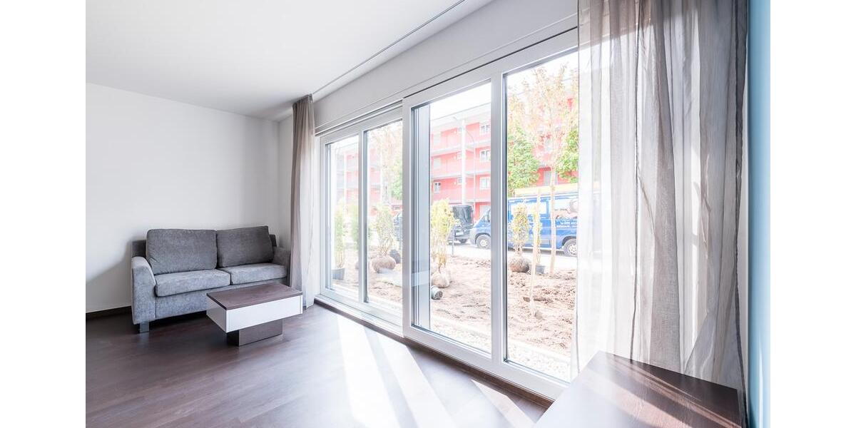 Erdgeschoßwohnung München Am Riesenfeld - 1.5 Zimmer, 39 m&sup2;, 1.241&euro; | Angebot:25793843
