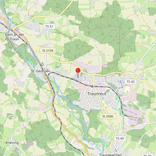 Etagenwohnung Traunreut Irsing - 2 Zimmer, 58 m&sup2;, 1.150&euro; | Angebot:24840834