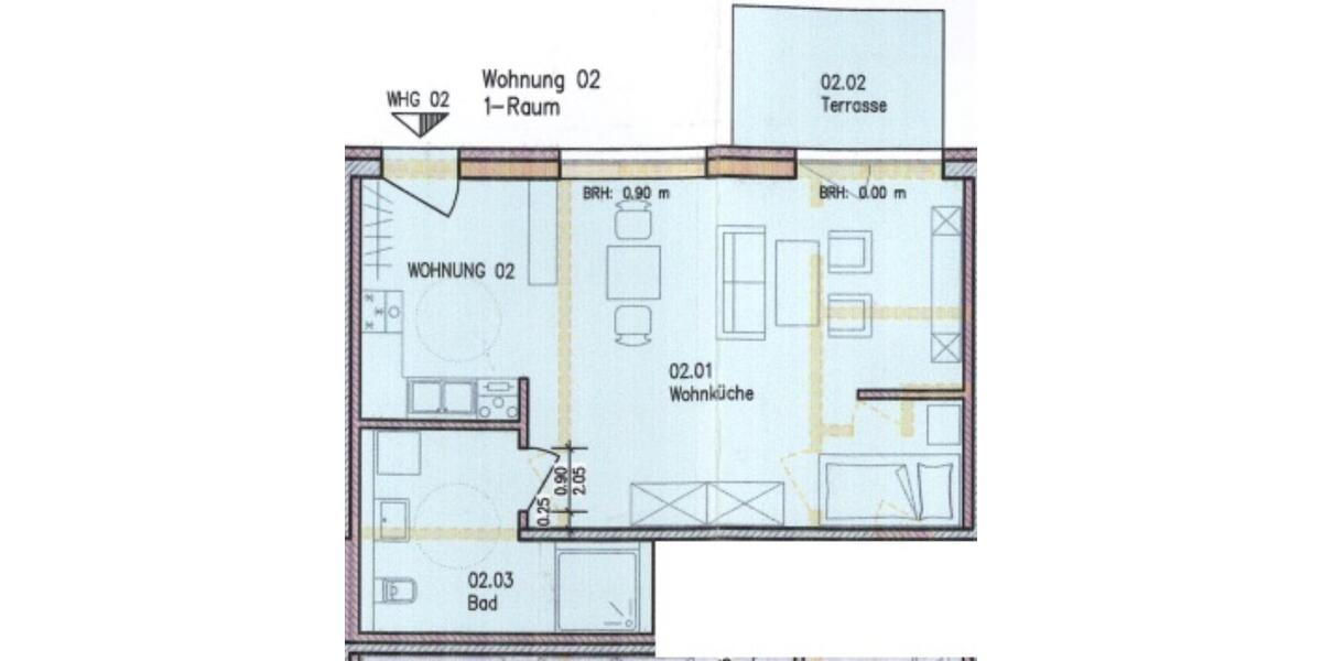 Erdgeschoßwohnung Neustadt-Glewe Glewe - 1 Zimmer, 50 m&sup2;, 430&euro; | Angebot:25443535