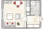 Etagenwohnung Marburg Marbach - 1 Zimmer, 29 m&sup2;, 590&euro; | Angebot:26621151