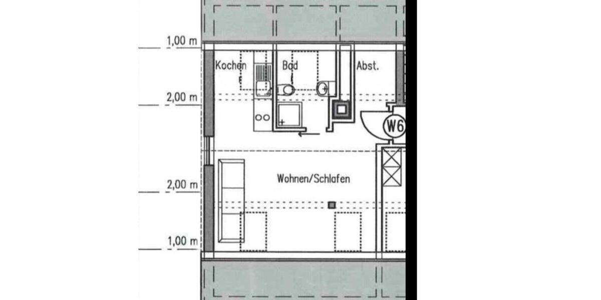 Etagenwohnung Schwanstetten - 1 Zimmer, 23 m&sup2;, 295&euro; | Angebot:26256514