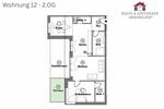 Dachgeschoßwohnung Tostedt - 2 Zimmer, 92 m&sup2;, 1.190&euro; | Angebot:25989562