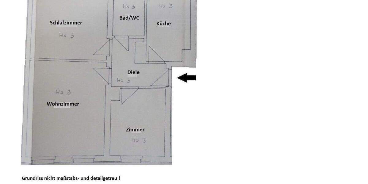 Kleine 3-Zimmer-Wohnung in schöner und ruhiger Lage von RudolstadtCumbach 3 zimmer