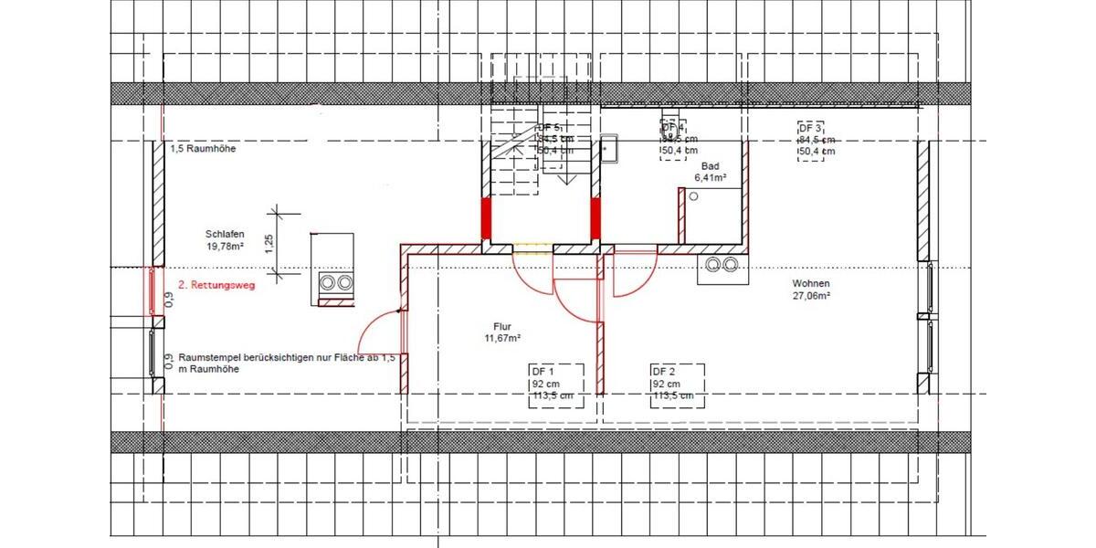 Dachgeschoßwohnung Lage - 2.5 Zimmer, 73 m&sup2;, 600&euro; | Angebot:25171871