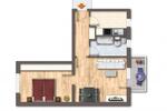 Etagenwohnung Braunsbedra - 2 Zimmer, 49 m&sup2;, 294&euro; | Angebot:25962108