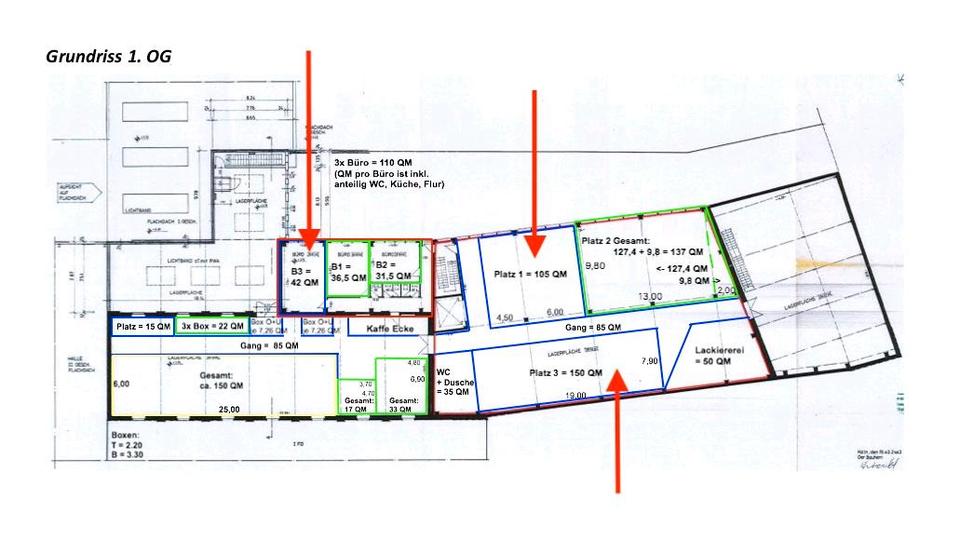 Gewerbeobjekt Köln Kalk - 14&euro; | Angebot:24638663