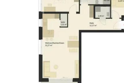 Wohnung Lauchheim - 3 Zimmer, 85 m&sup2;, 1.000&euro; | Angebot:25883436
