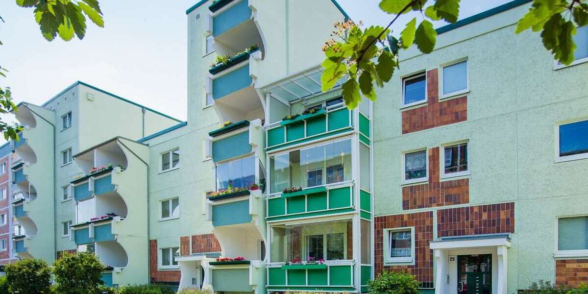 Etagenwohnung Rostock Alt Bartelsdorf - 2 Zimmer, 51 m&sup2;, 388&euro; | Angebot:27064108