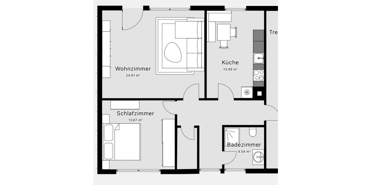 Erdgeschoßwohnung Uder - 2 Zimmer, 67 m&sup2;, 605&euro; | Angebot:25904171