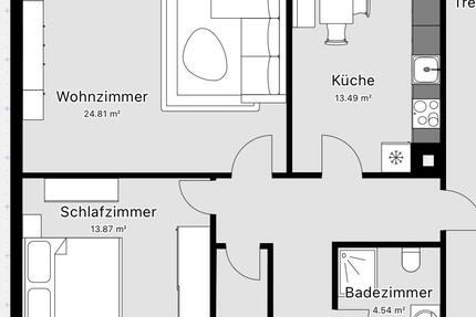 Wohnung Uder - 2 Zimmer, 67 m&sup2;, 605&euro; | Angebot:25904171