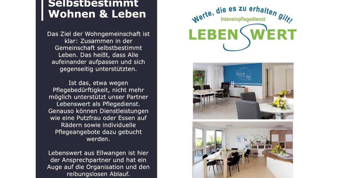 Erdgeschoßwohnung Ellwangen (Jagst) - 1.5 Zimmer, 48 m&sup2;, 570&euro; | Angebot:26624241