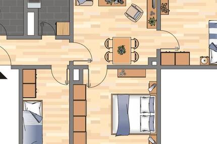 Wohnung Bochum Bochum-Nord - 4 Zimmer, 59 m&sup2;, 479&euro; | Angebot:24751902