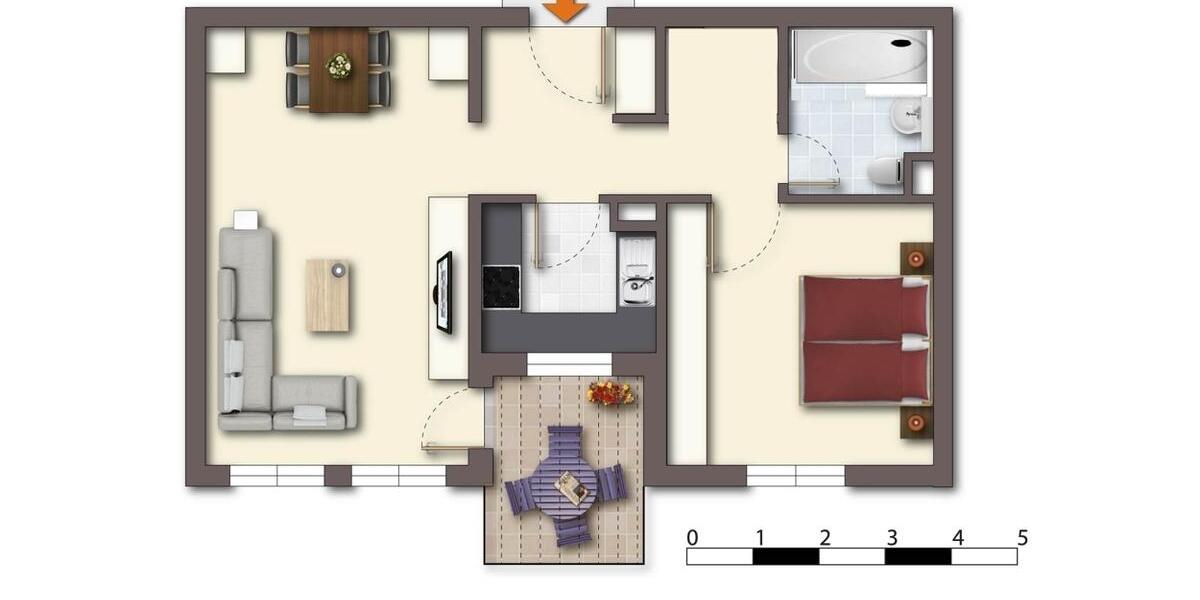 Etagenwohnung Wilkau-Haßlau Haßlau - 2 Zimmer, 51 m&sup2;, 357&euro; | Angebot:26547158