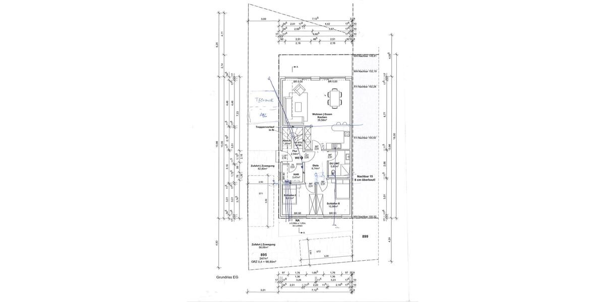 Erdgeschoßwohnung Euskirchen Dom-Esch - 3 Zimmer, 73 m&sup2;, 1.380&euro; | Angebot:26040951