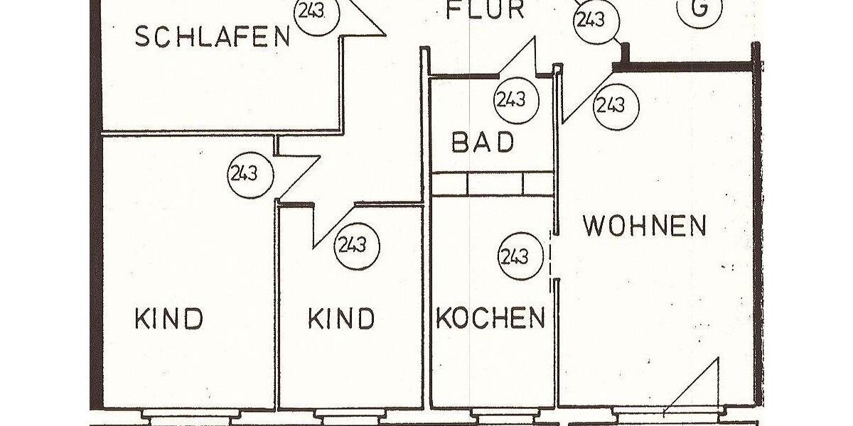 Etagenwohnung Wernigerode - 4 Zimmer, 91 m&sup2;, 545&euro; | Angebot:26179923