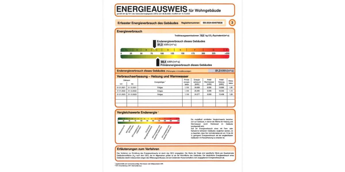 Erdgeschoßwohnung Kolkwitz - 2 Zimmer, 70 m&sup2;, 660&euro; | Angebot:26517509