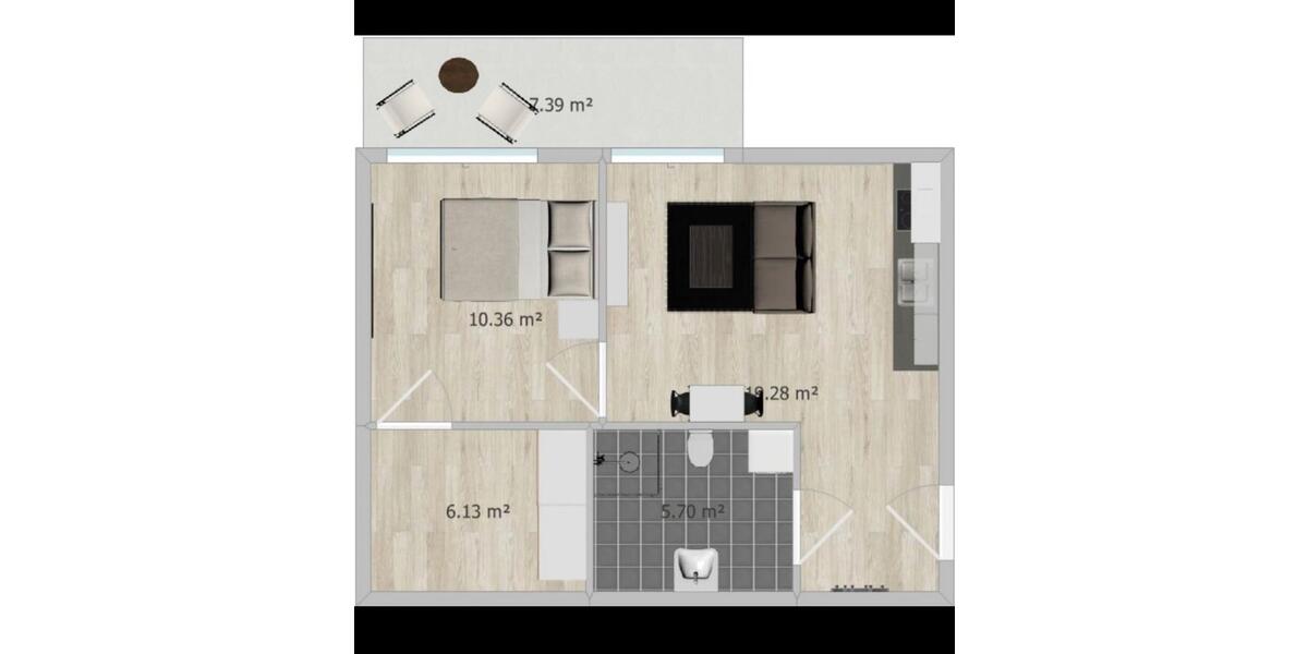 Etagenwohnung Hannover Nord - 2 Zimmer, 50 m&sup2;, 1.040&euro; | Angebot:25922651