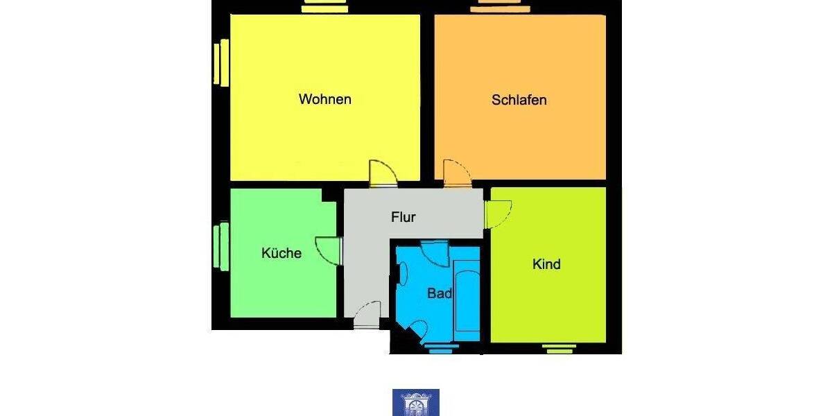 Etagenwohnung Bautzen - 3 Zimmer, 80 m&sup2;, 640&euro; | Angebot:26779534