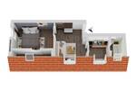 Etagenwohnung Wiesloch - 2 Zimmer, 40 m&sup2;, 650&euro; | Angebot:26343615