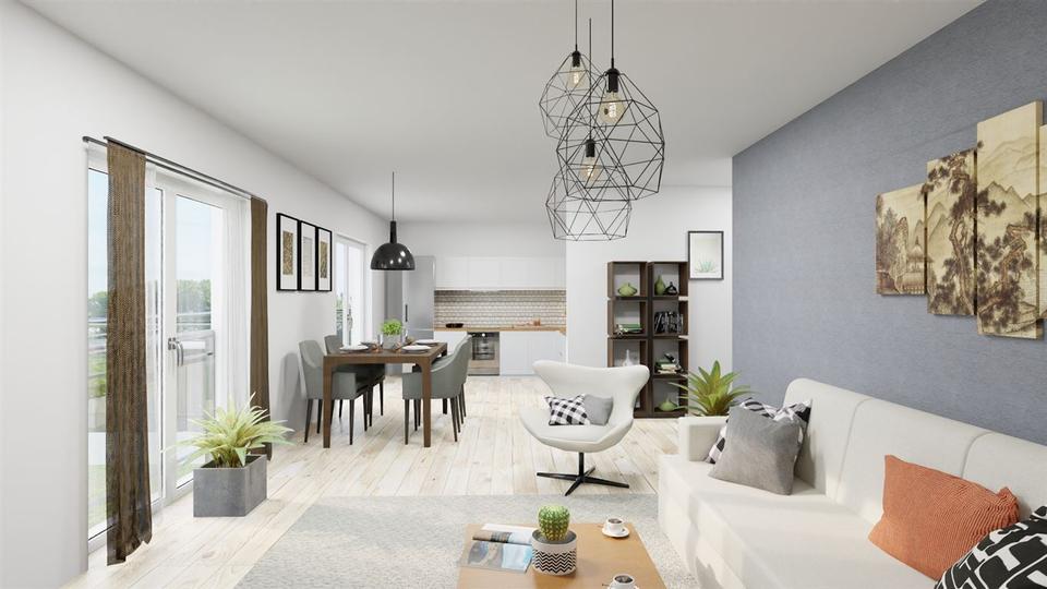 Erdgeschoßwohnung Dombühl - 2 Zimmer, 67 m&sup2;, 800&euro; | Angebot:26489969