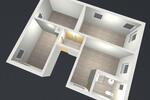 Etagenwohnung Großschirma - 3 Zimmer, 62 m&sup2;, 437&euro; | Angebot:26515941