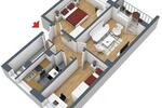 Etagenwohnung Eisleben (Lutherstadt) - 3 Zimmer, 58 m&sup2;, 393&euro; | Angebot:24670237