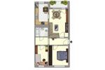 Etagenwohnung Schwerin Mueß - 3 Zimmer, 58 m&sup2;, 360&euro; | Angebot:26679711