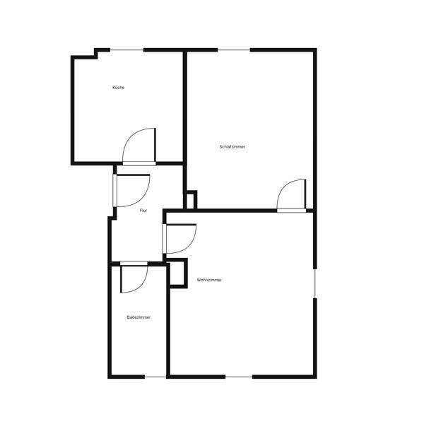 Gemütliche 2-Raum-Wohnung, ideal als Single oder Paar! zimmer