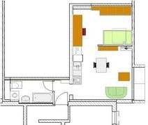 Dachgeschoßwohnung Berkheim - 1.5 Zimmer, 41 m&sup2;, 475&euro; | Angebot:26256433