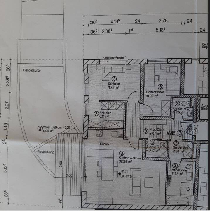 Exkl. neuwertige 3 Zimmer-Wohnung mit Balkon, zwischen Rosenheim & WB (mit 2 x Tiefgarage & Top-Einbauküche)