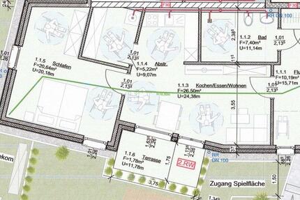 Wohnung Issum - 2 Zimmer, 72 m&sup2;, 431&euro; | Angebot:26550128