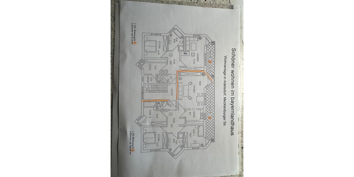 Etagenwohnung Adelsdorf - 2 Zimmer, 73 m&sup2;, 710&euro; | Angebot:26652015