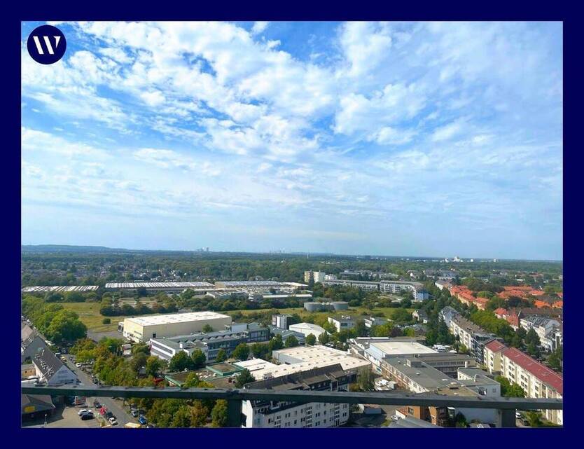 Herrliche Aussichten!! 1-Zimmer-Apartment + Balkon, modernes Duschbad, separierte Küche + Aufzug
