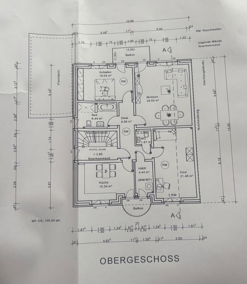 3 Zimmer Wohnung - 103 qm Alsdorf Schaufenberg zimmer