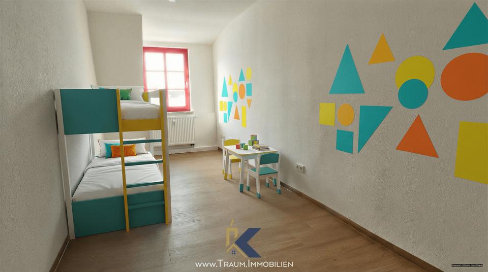 Dachgeschoßwohnung Mühlhausen (Thüringen) - 3 Zimmer, 66 m&sup2;, 426&euro; | Angebot:24976154