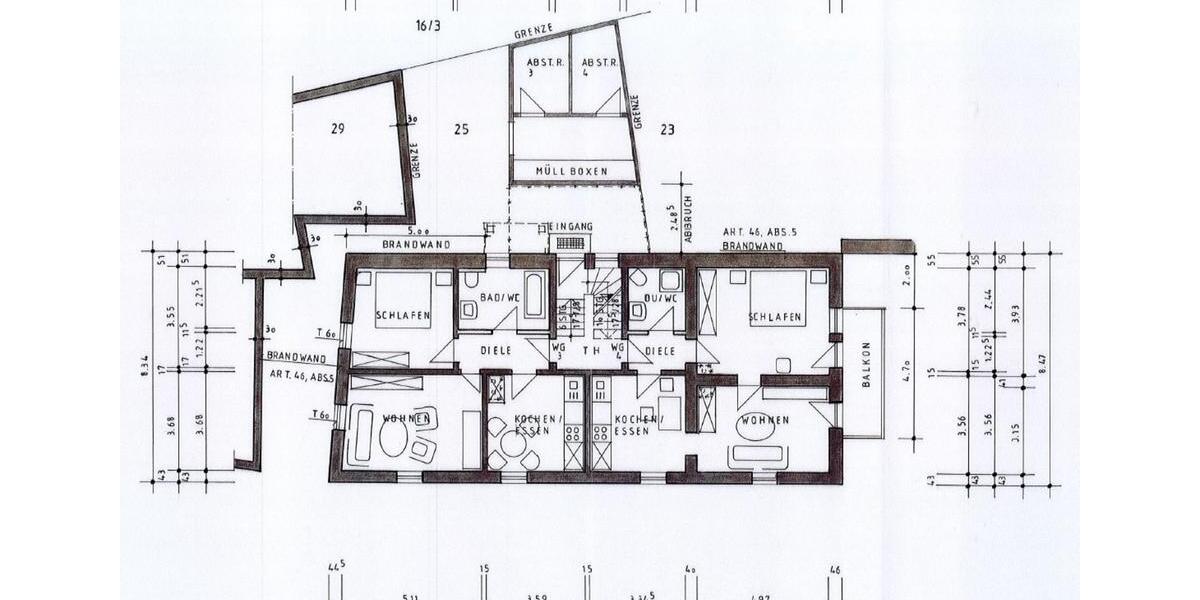 Etagenwohnung Pegnitz - 2 Zimmer, 54 m&sup2;, 580&euro; | Angebot:24851037