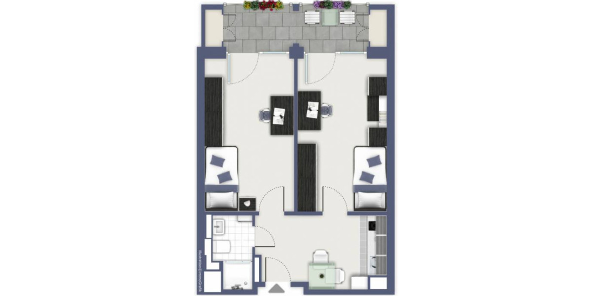 Gemütliches WG-Zimmer im Studentenwohnheim Campo Novo Mainz 16 zimmer