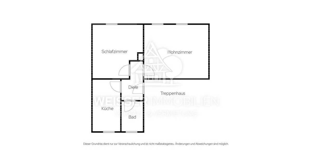 Etagenwohnung Fürth Burgfarrnbach - 2 Zimmer, 51 m&sup2;, 520&euro; | Angebot:26142820