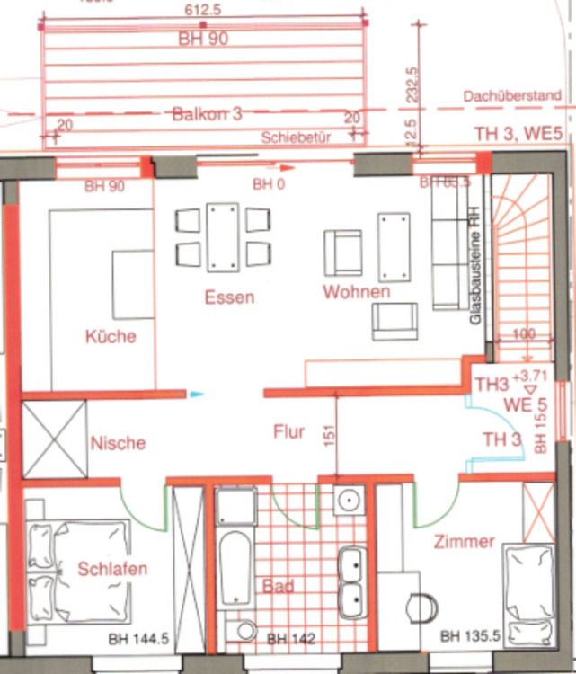 3-R-Wohnung im OT Fürstenberg, 82 m² - Erstbezug nach Umbau