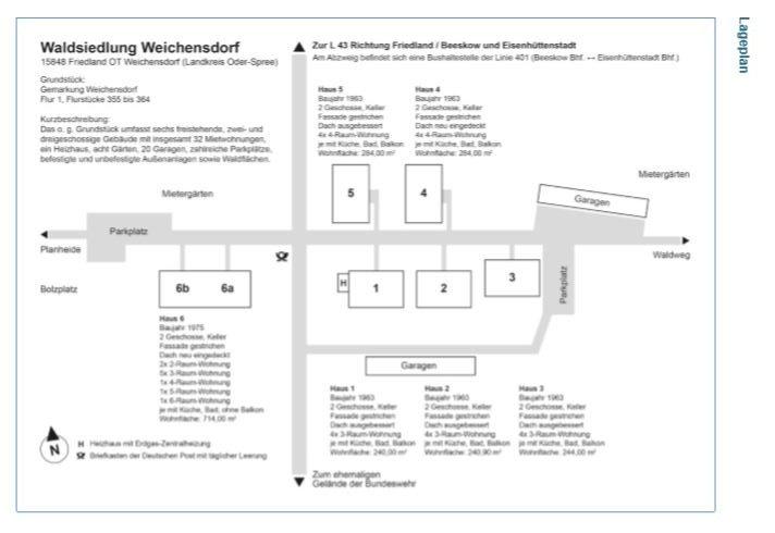 Etagenwohnung Beeskow - 3 Zimmer, 60 m&sup2;, 499&euro; | Angebot:26496207
