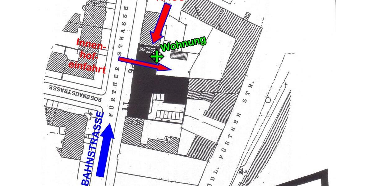Etagenwohnung Nürnberg Eberhardshof - 1 Zimmer, 33 m&sup2;, 420&euro; | Angebot:26462952