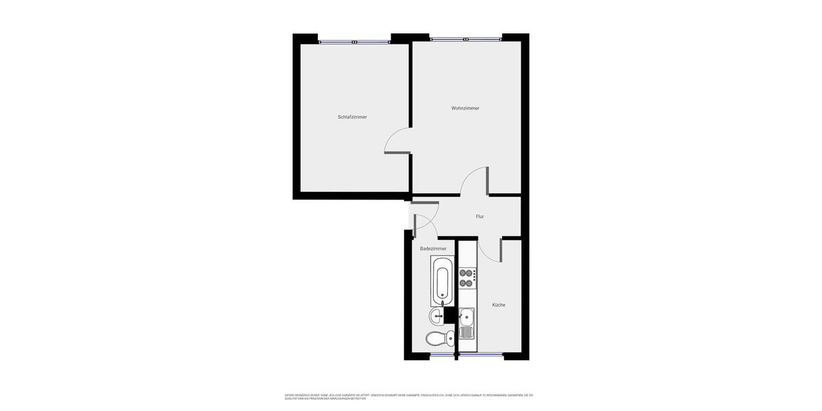 Etagenwohnung Colditz - 2 Zimmer, 48 m&sup2;, 233&euro; | Angebot:26490327