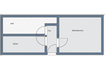 Etagenwohnung Mittweida - 1 Zimmer, 31 m&sup2;, 310&euro; | Angebot:25907365