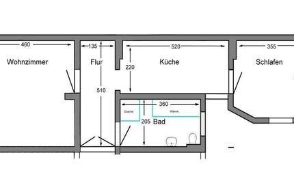 Wohnung Stendal - 2 Zimmer, 59 m&sup2;, 400&euro; | Angebot:27634536