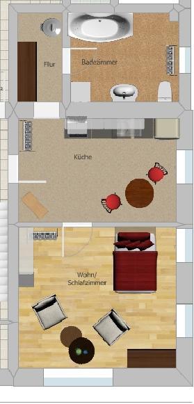 Wohnen auf Zeit Mistelbach - 1 Zimmer, 47 m&sup2;, 700&euro; | Angebot:25977981